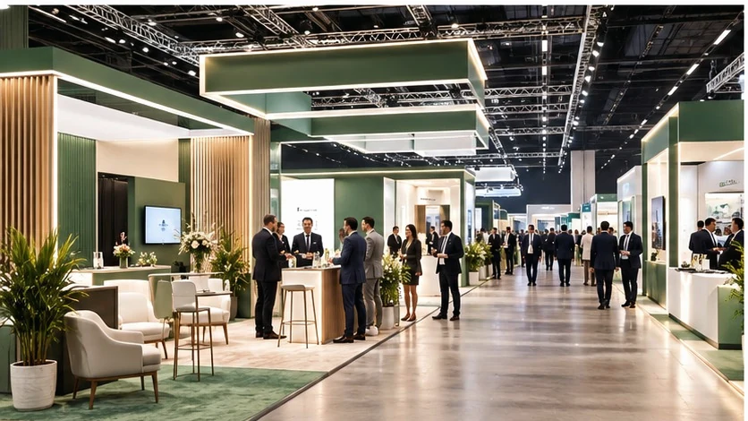 Illustrative trade show exhibit